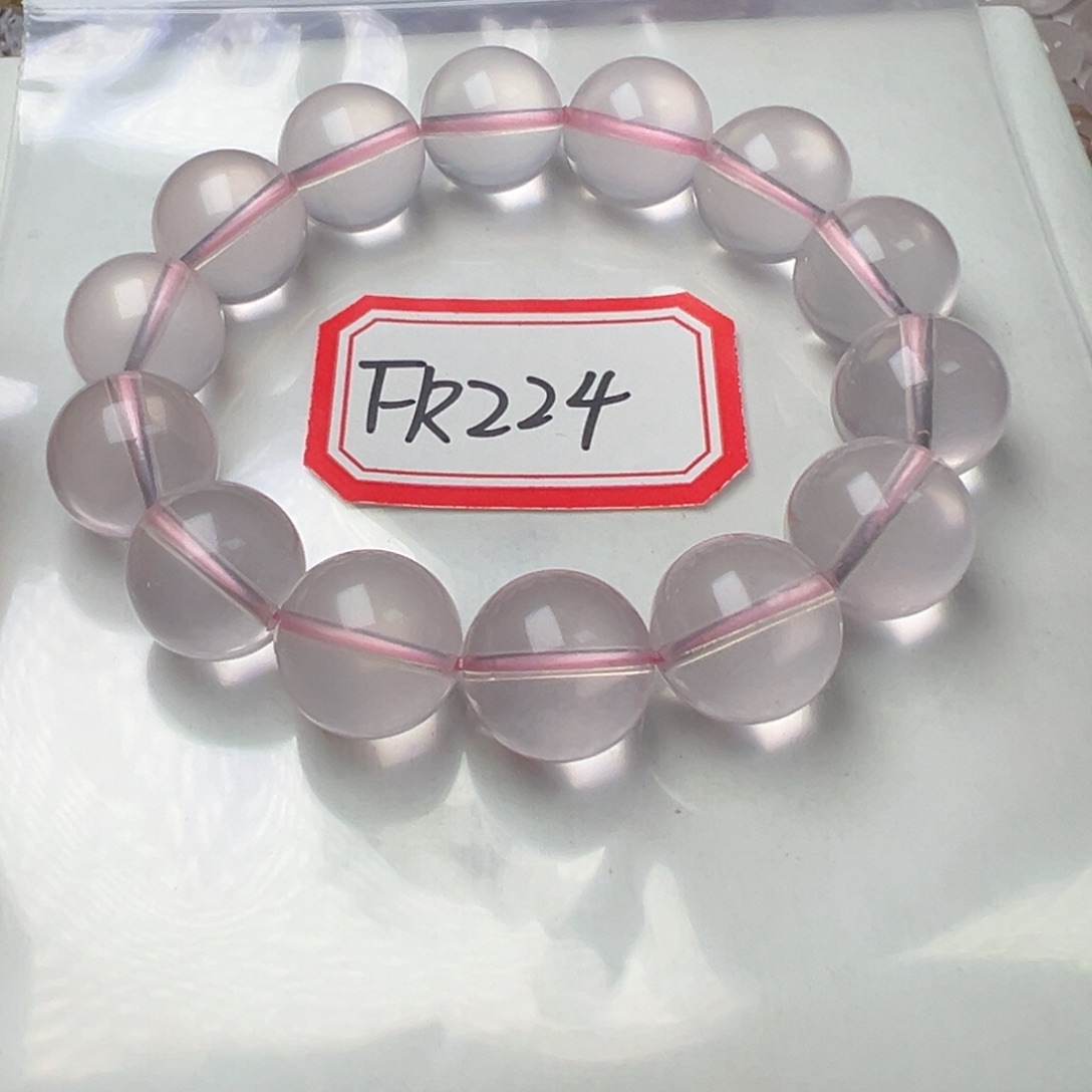 水晶手链未镶嵌杼*郁星光粉14mm左右