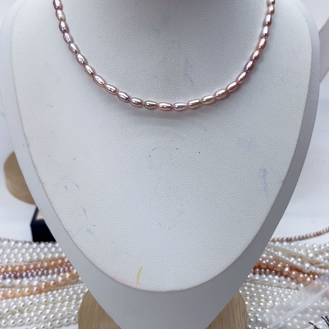 颈饰银S925镶嵌淡水珍珠好**生