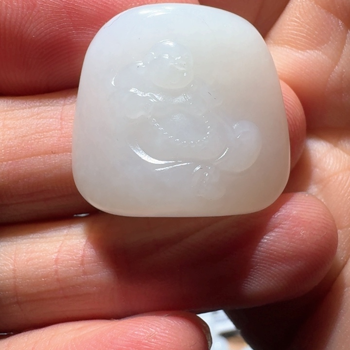 和田玉颈饰未镶嵌和田玉佛公吊坠