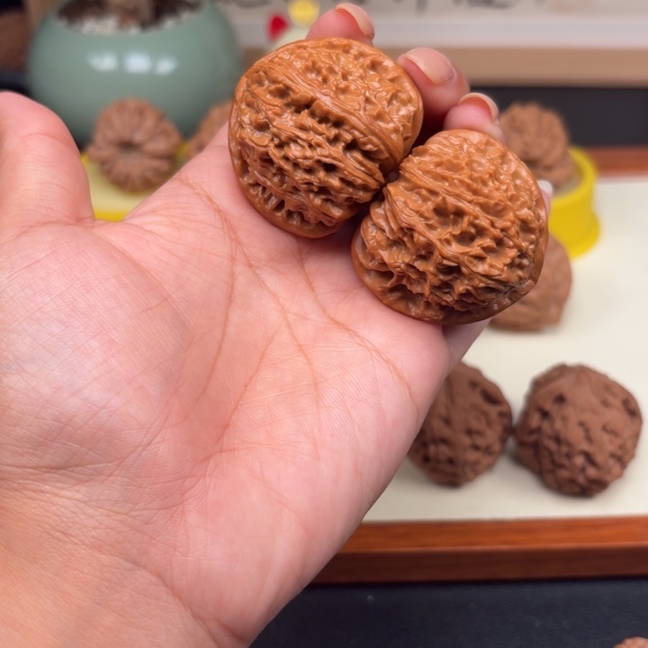 把件文玩核桃白狮子41