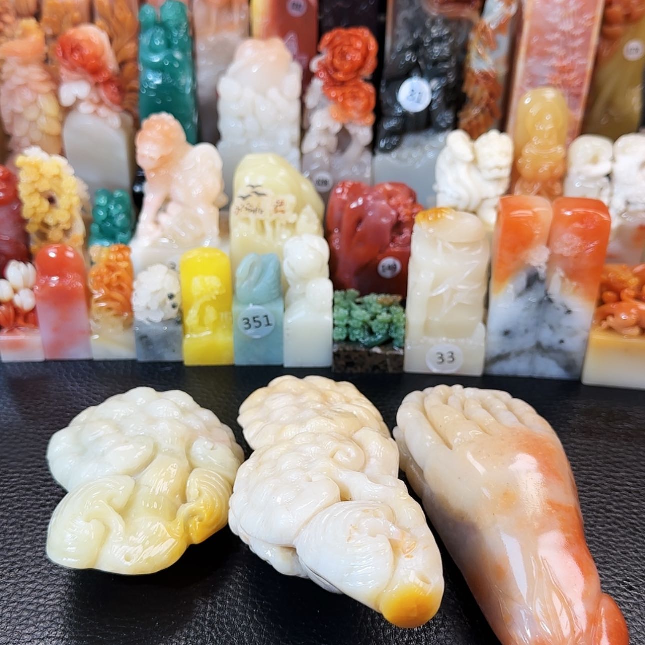 【闪购商品】寿山石印石喵*胖寿山石印章