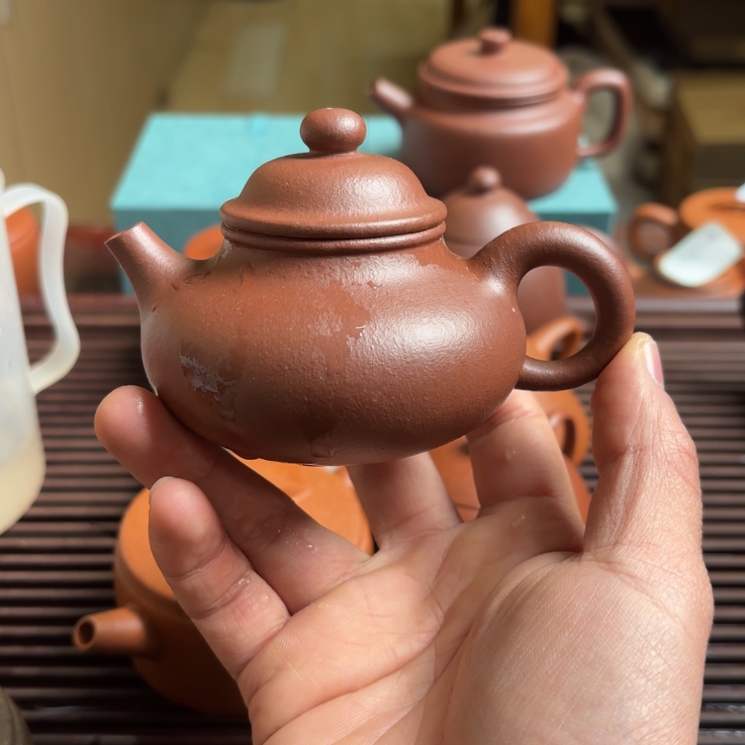 紫砂茶壶耿*员半手工福利