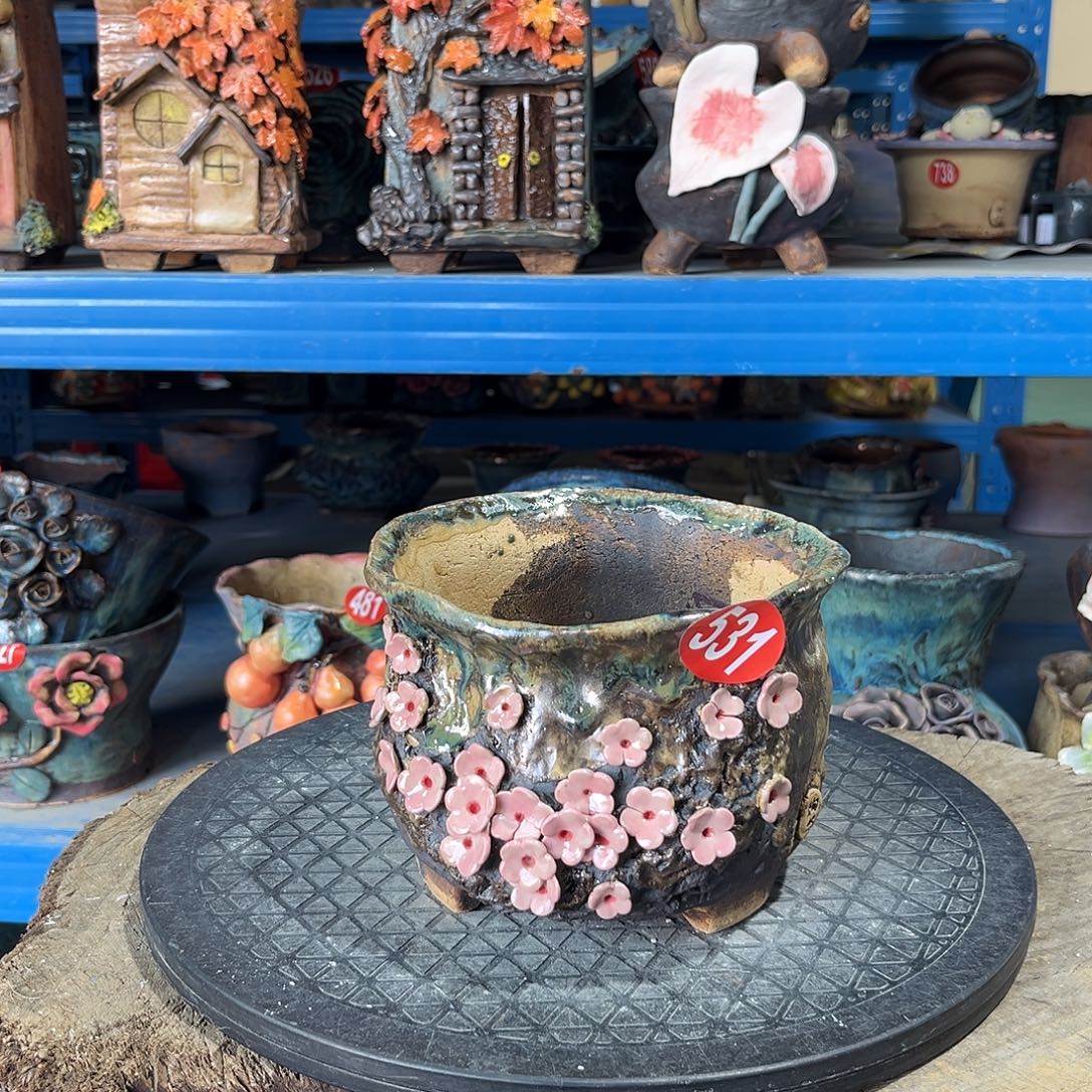 531 号陶然花器手工花盆