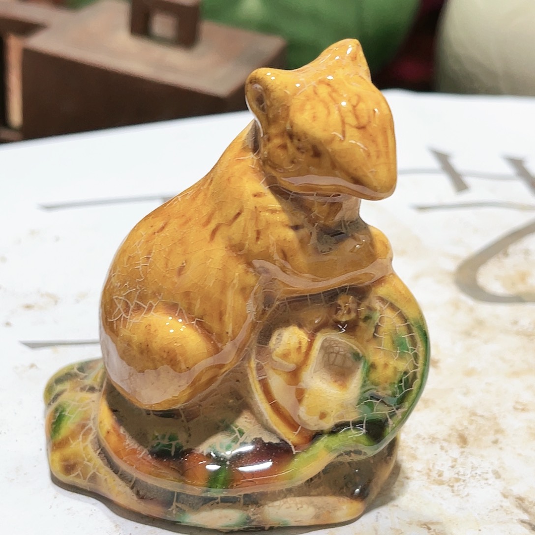 瓦当摆件摆件茶桌茶台陶瓷