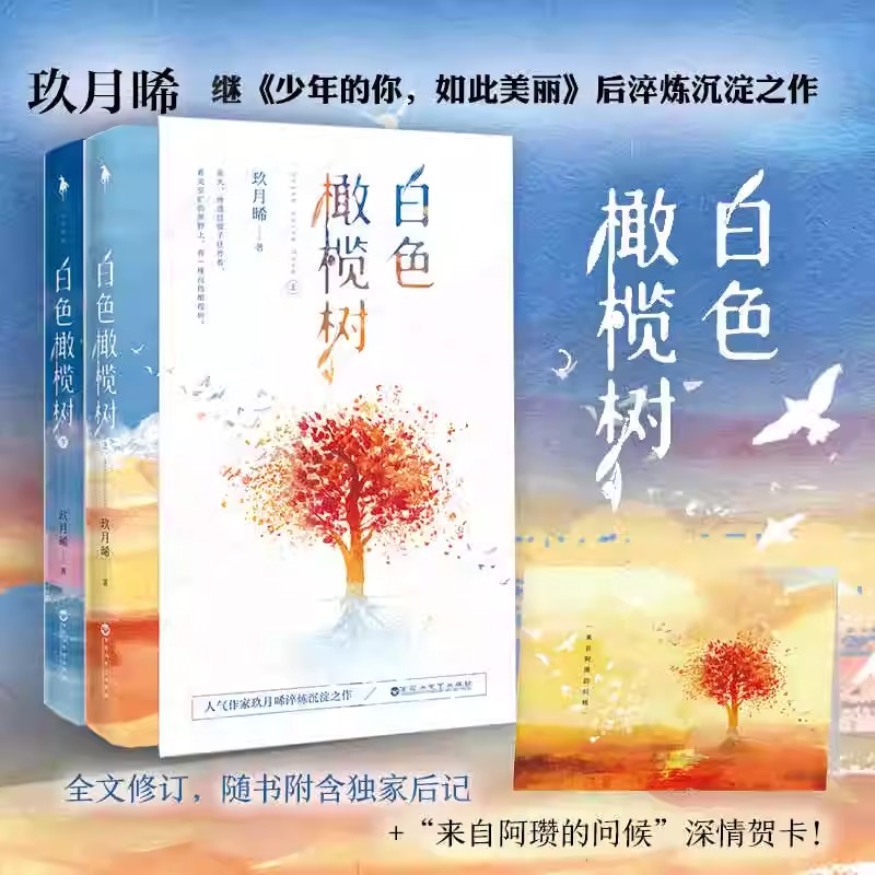 白色橄榄树 玖月晞 青春文学都市情感言情小说 爱情青春小说书