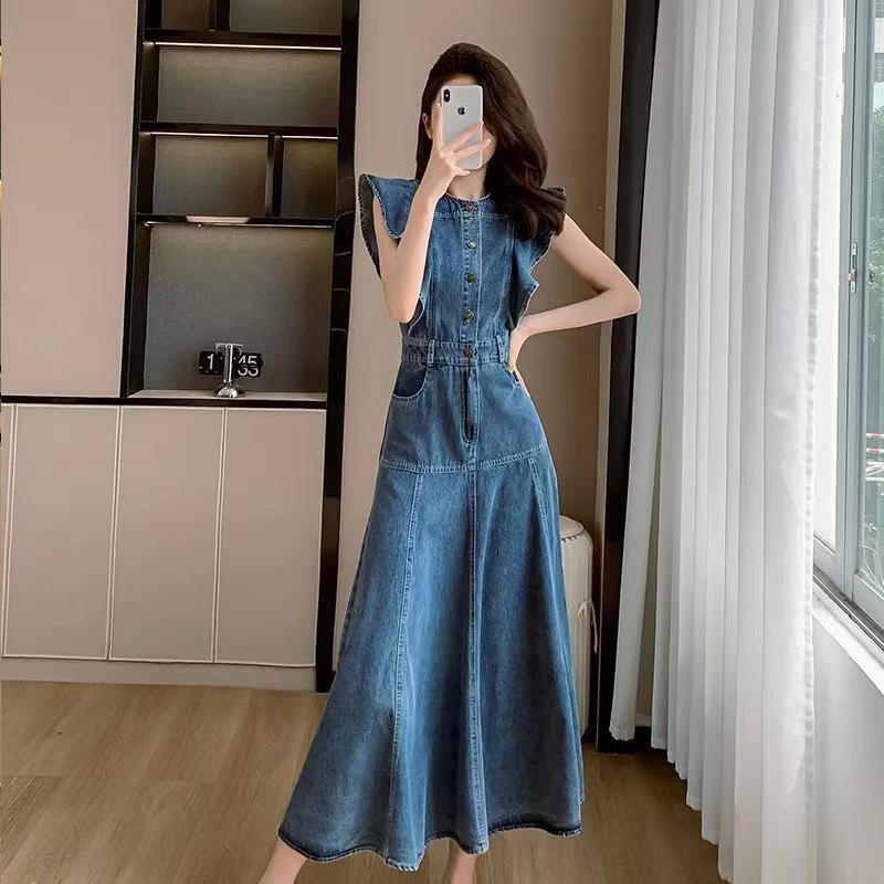 牛仔连衣裙过款链接，默认瑕疵