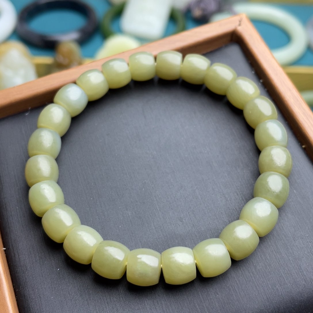 和田玉手串未镶嵌