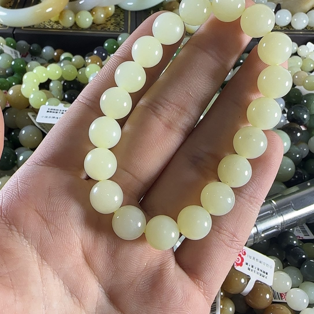 和田玉手链未镶嵌93