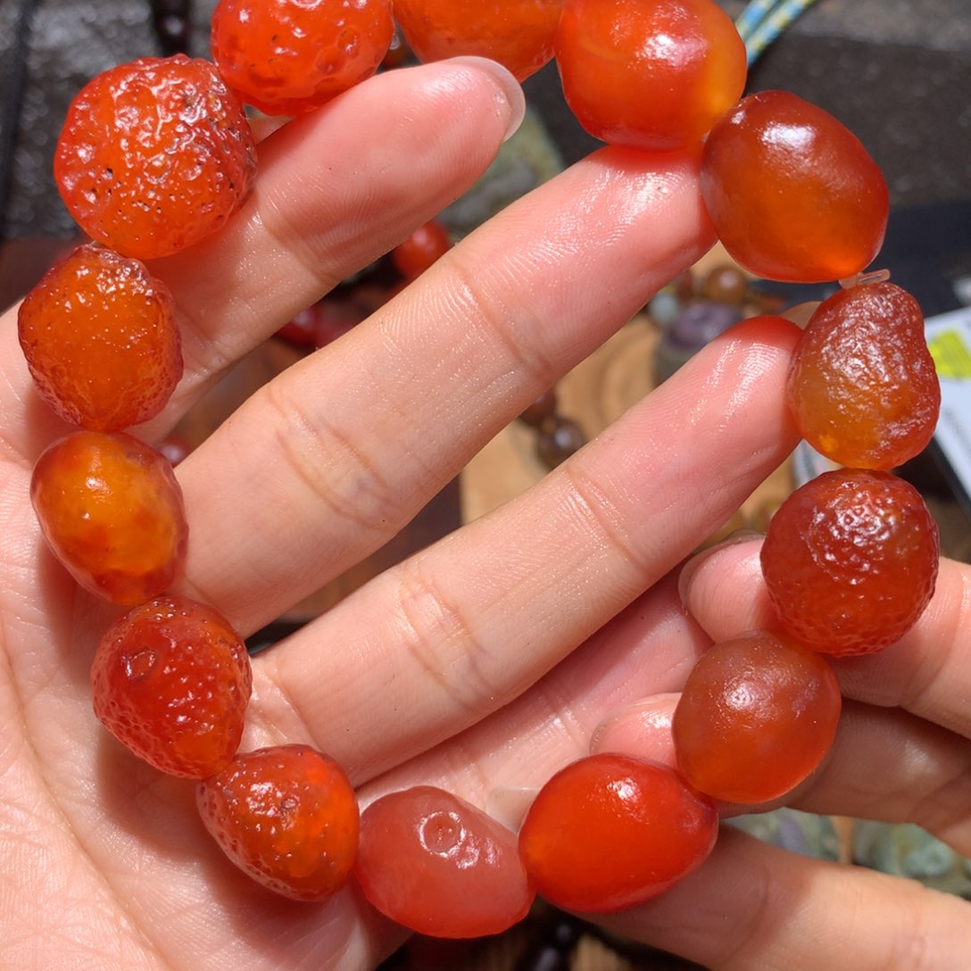 未镶嵌玛瑙/玉髓珠宝半成品