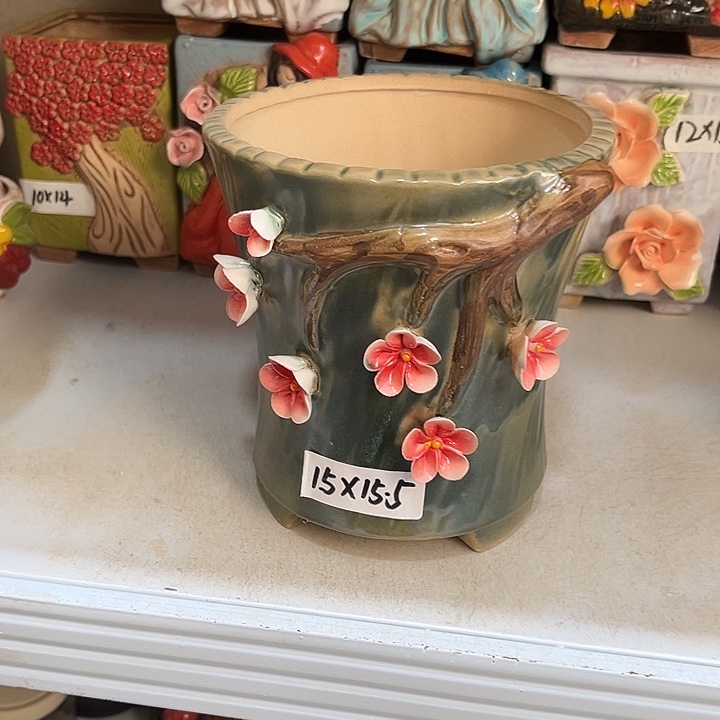 粗陶材质多肉花盆