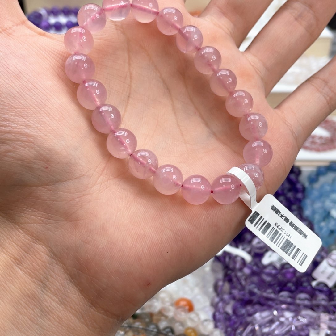 水晶手串未镶嵌马粉9