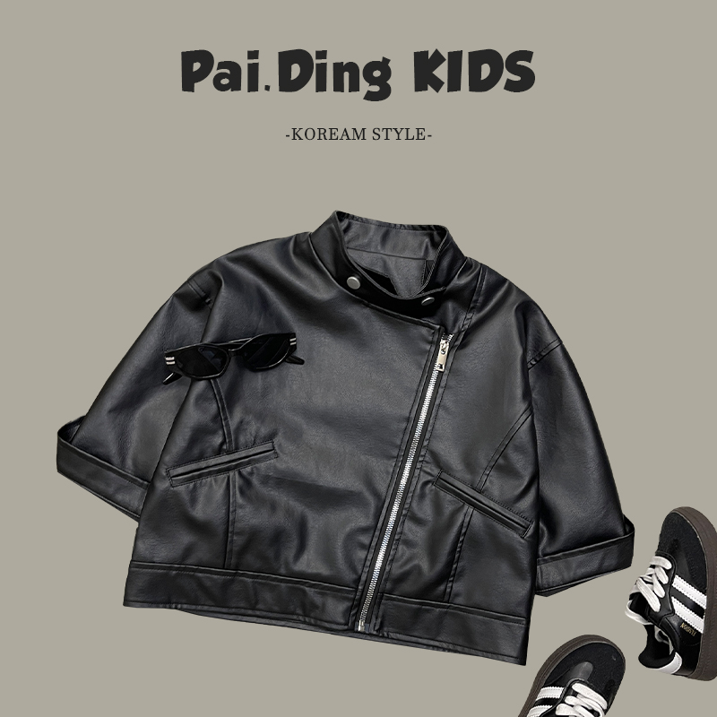 【现货】秋装儿童气质酷帅设计感拉链外套AD0447-XX2