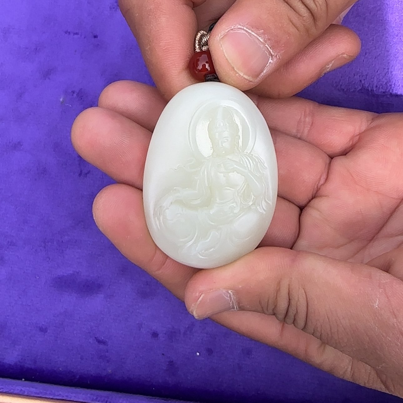 【闪购商品】和田玉未镶嵌吊坠观音吊坠