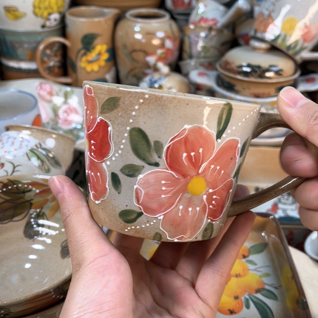 景德镇手工手绘杯