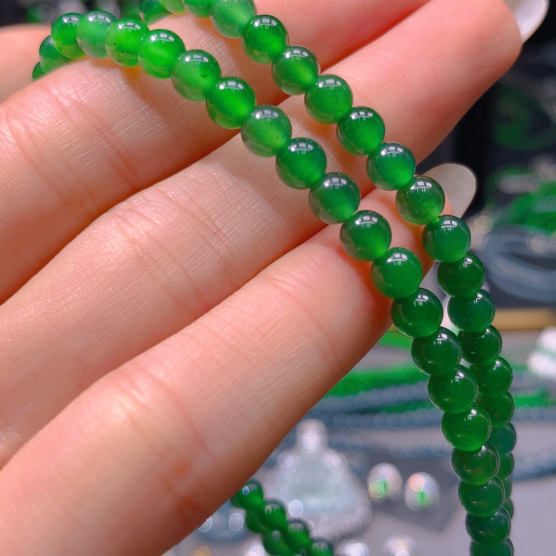 翡翠未镶嵌耳饰天然翡翠