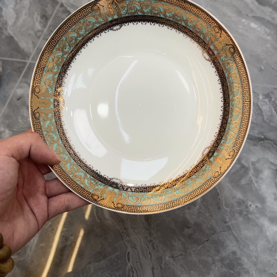 【闪购商品】瓷片8寸深菜盘两个一单福利价