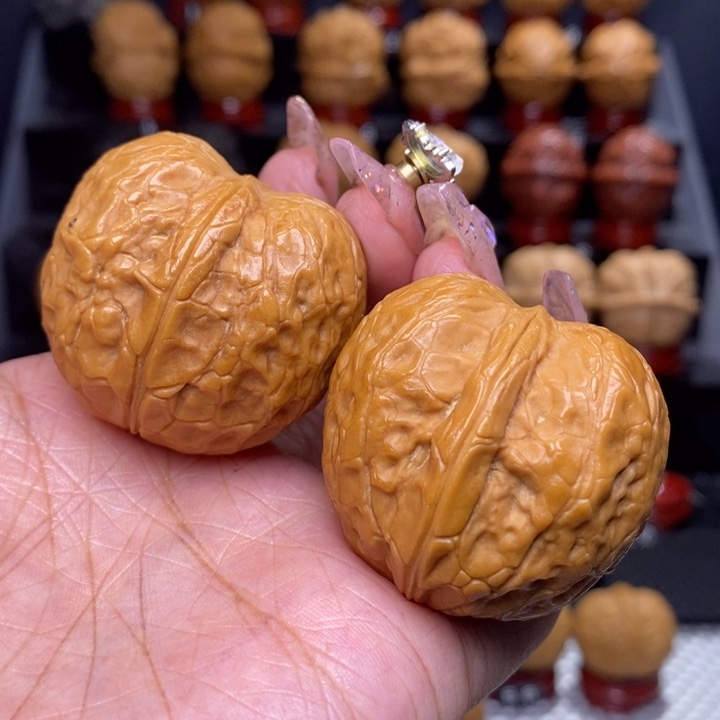 文玩核桃把件寿星元宝31号