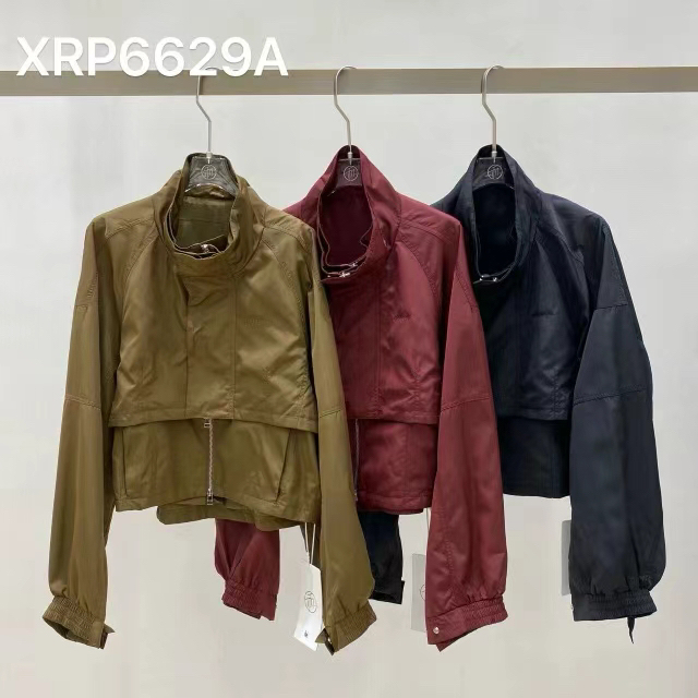 南油立领设计感外套He-6629