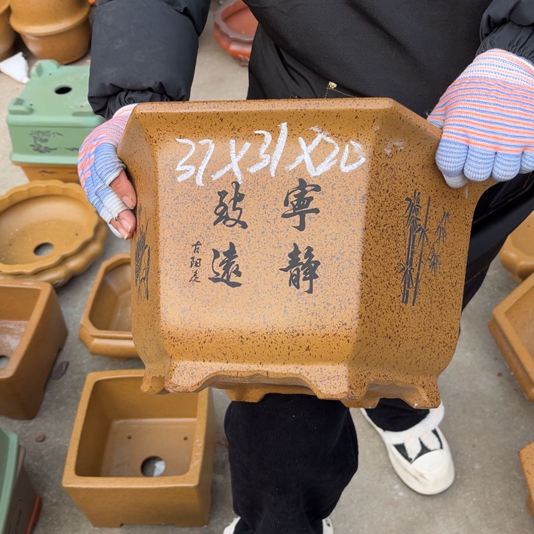 紫砂花盆盆景艺术