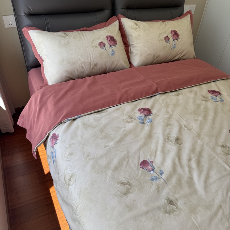 【陈同学】加厚全棉磨毛四件套 精梳棉柔软宽边工艺 秋冬保暖床品