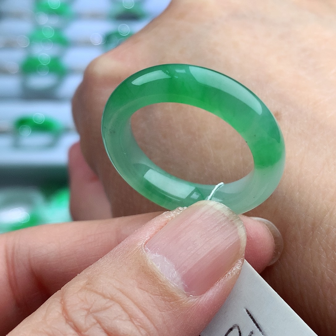 未镶嵌戒指翡翠21号