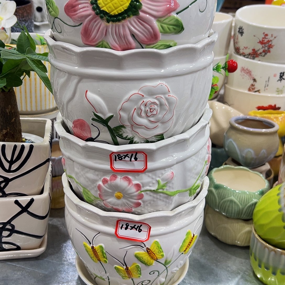 绿植多肉陶瓷花盆