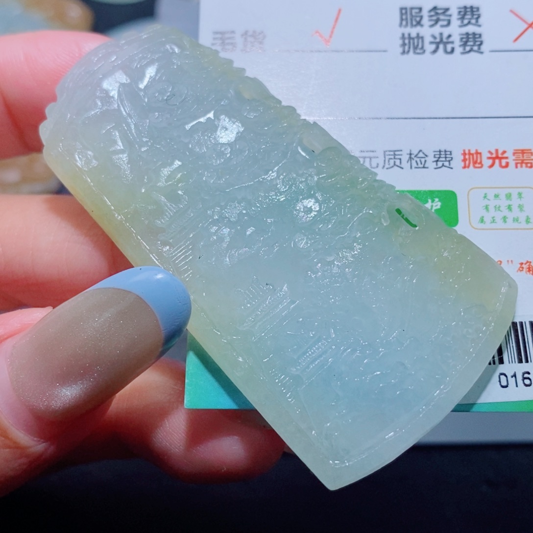 定制翡翠未镶嵌定制毛货翡翠挂件