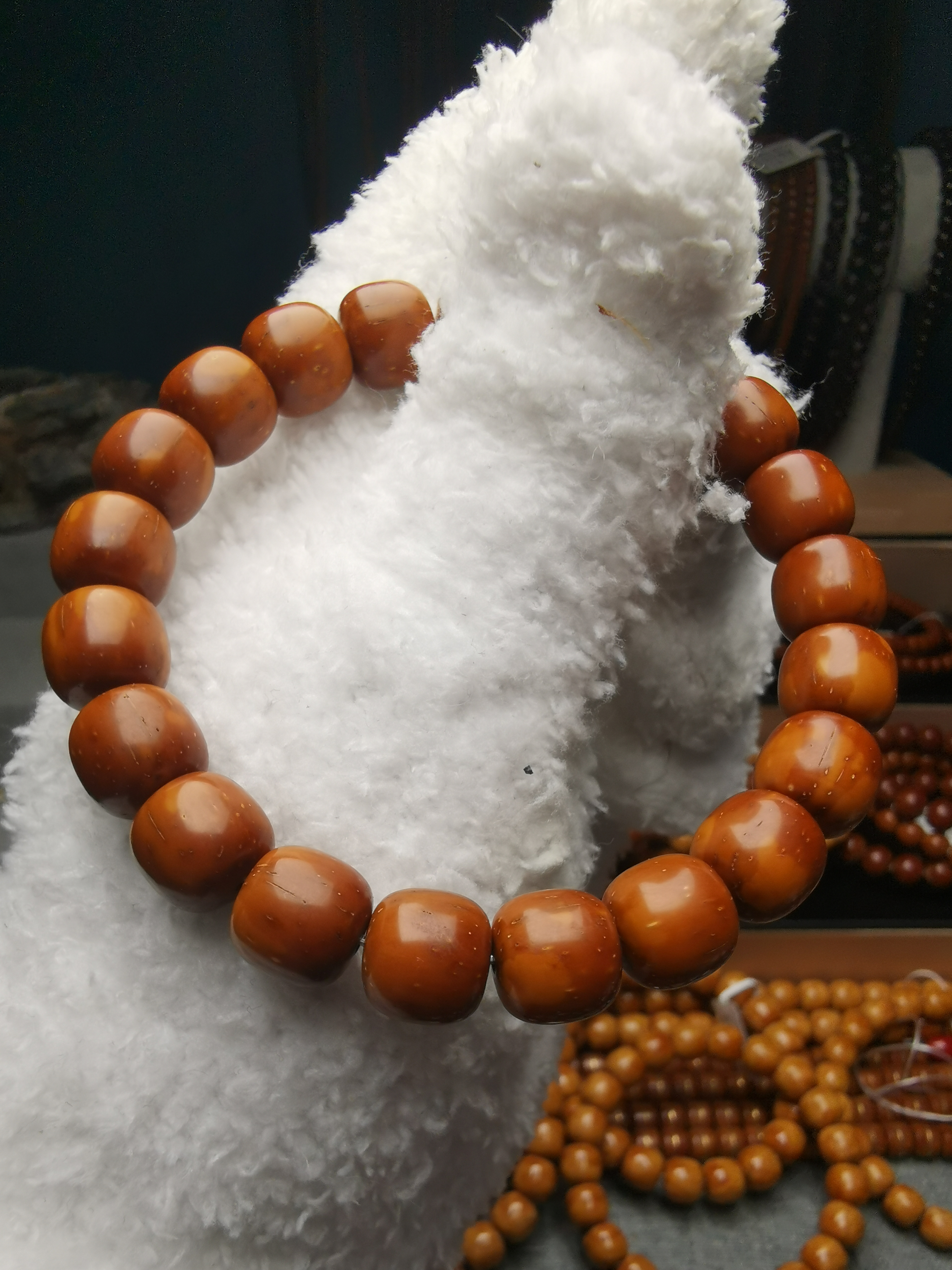 紫金鼠11*10老型单圈手串  精品 实心鼠 原生态