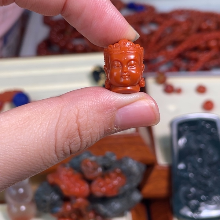 南红玛瑙未镶嵌颈饰126