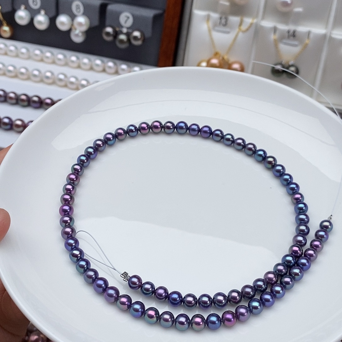 淡水珍珠颈饰合金