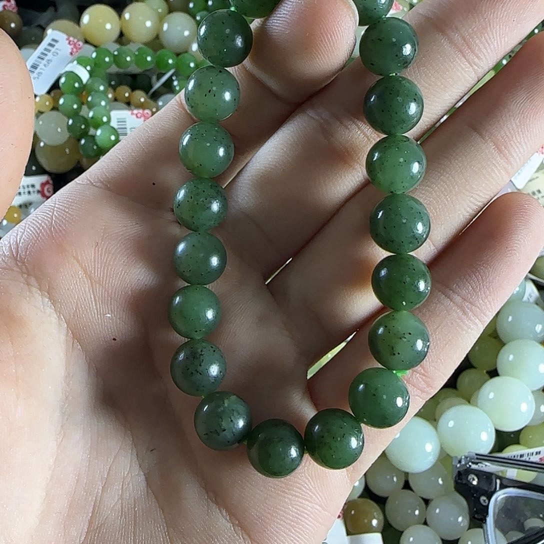 和田玉手链未镶嵌175