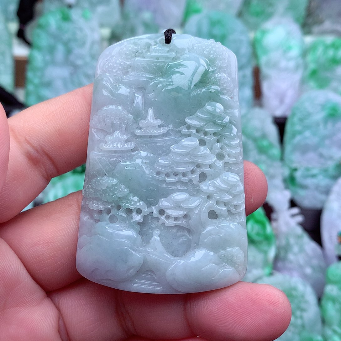 翡翠吊坠(不含链)未镶嵌