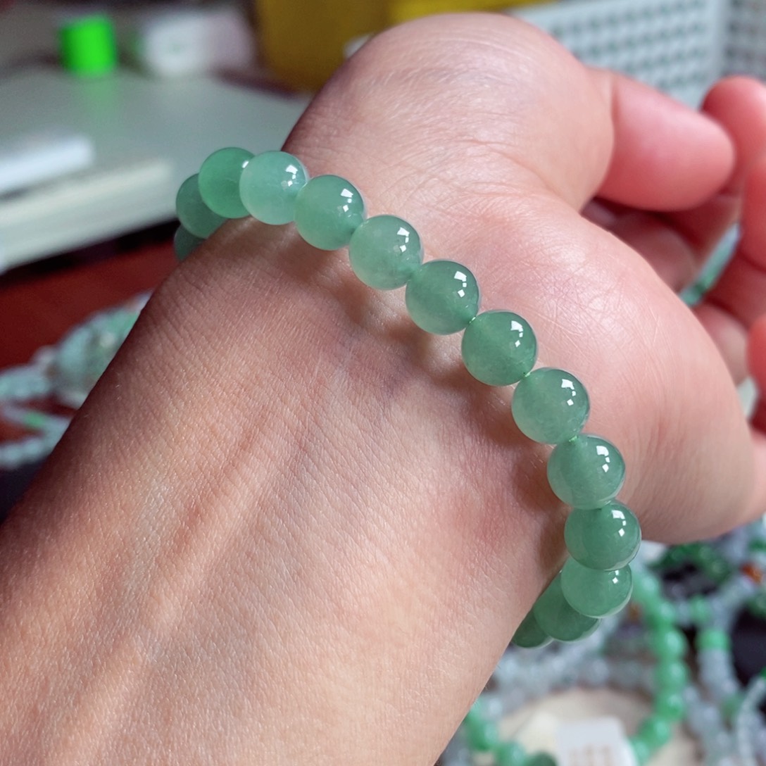 未镶嵌手链翡翠卡8