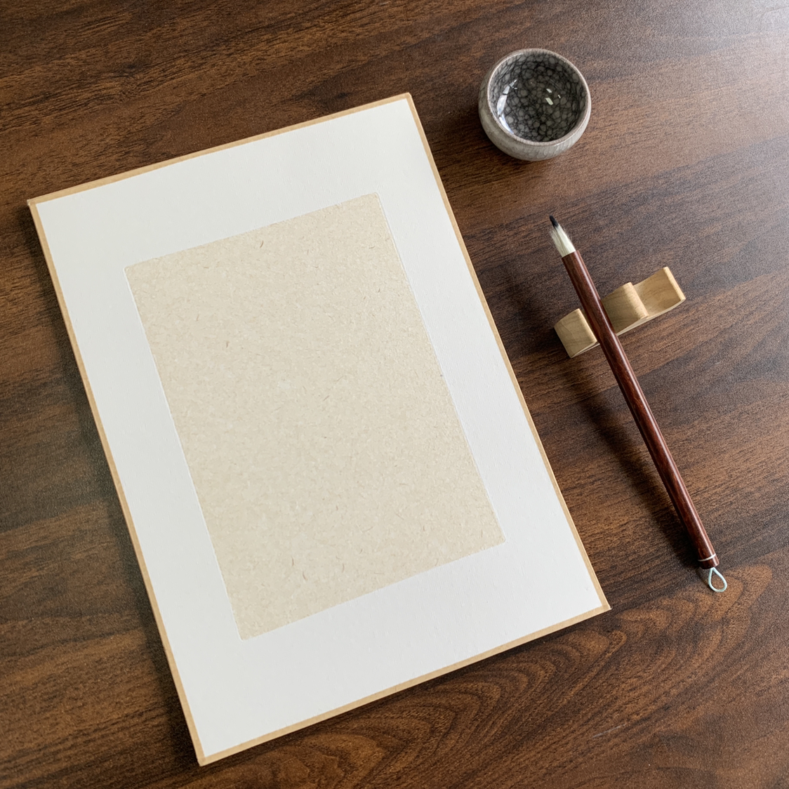 品035:【21*29.7精制楮皮画片半生熟宣】古法画笺10张