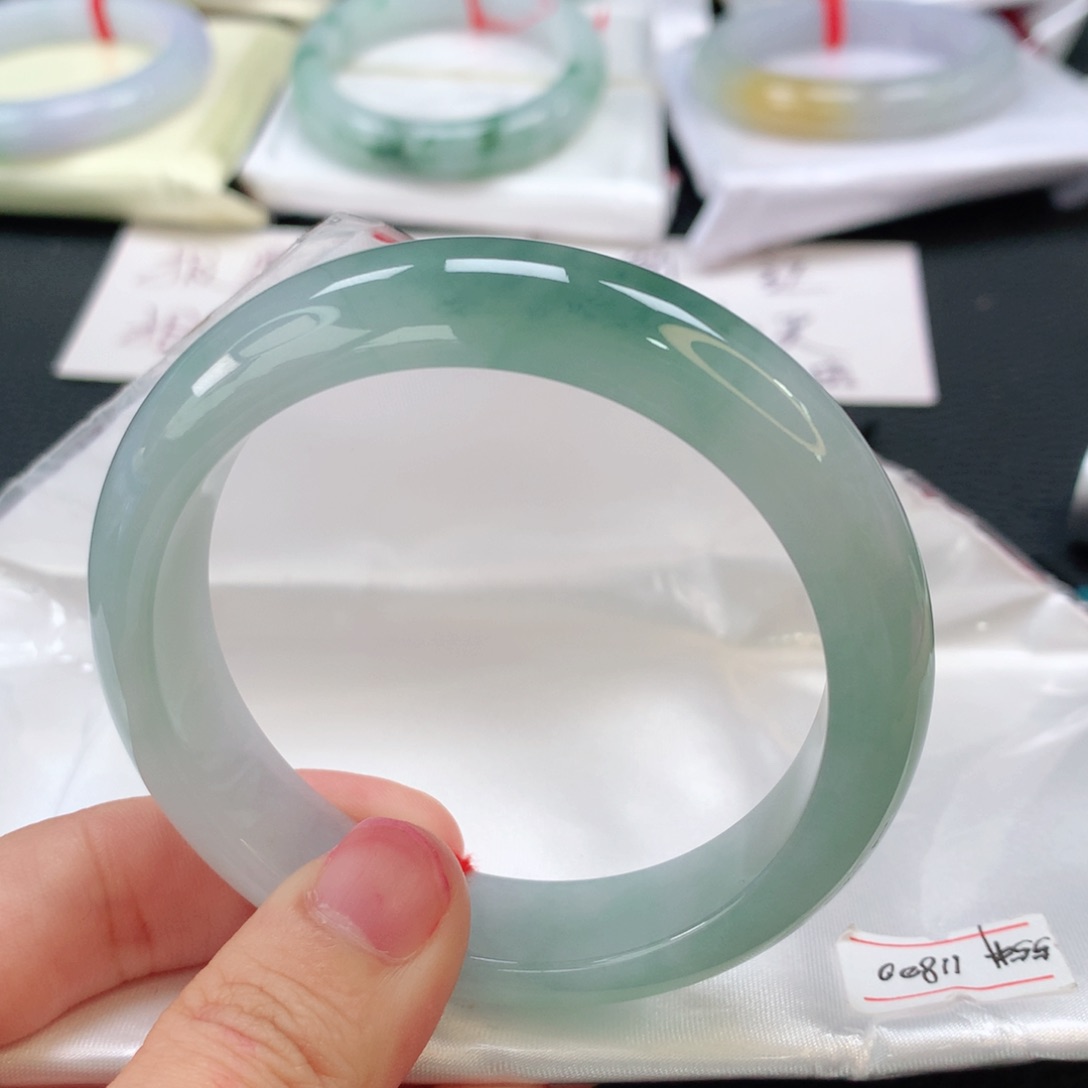 翡翠手镯未镶嵌翡翠手镯55