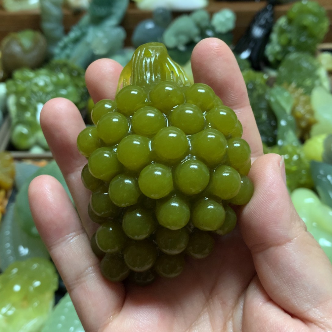 岫玉手把未镶嵌阿*手把