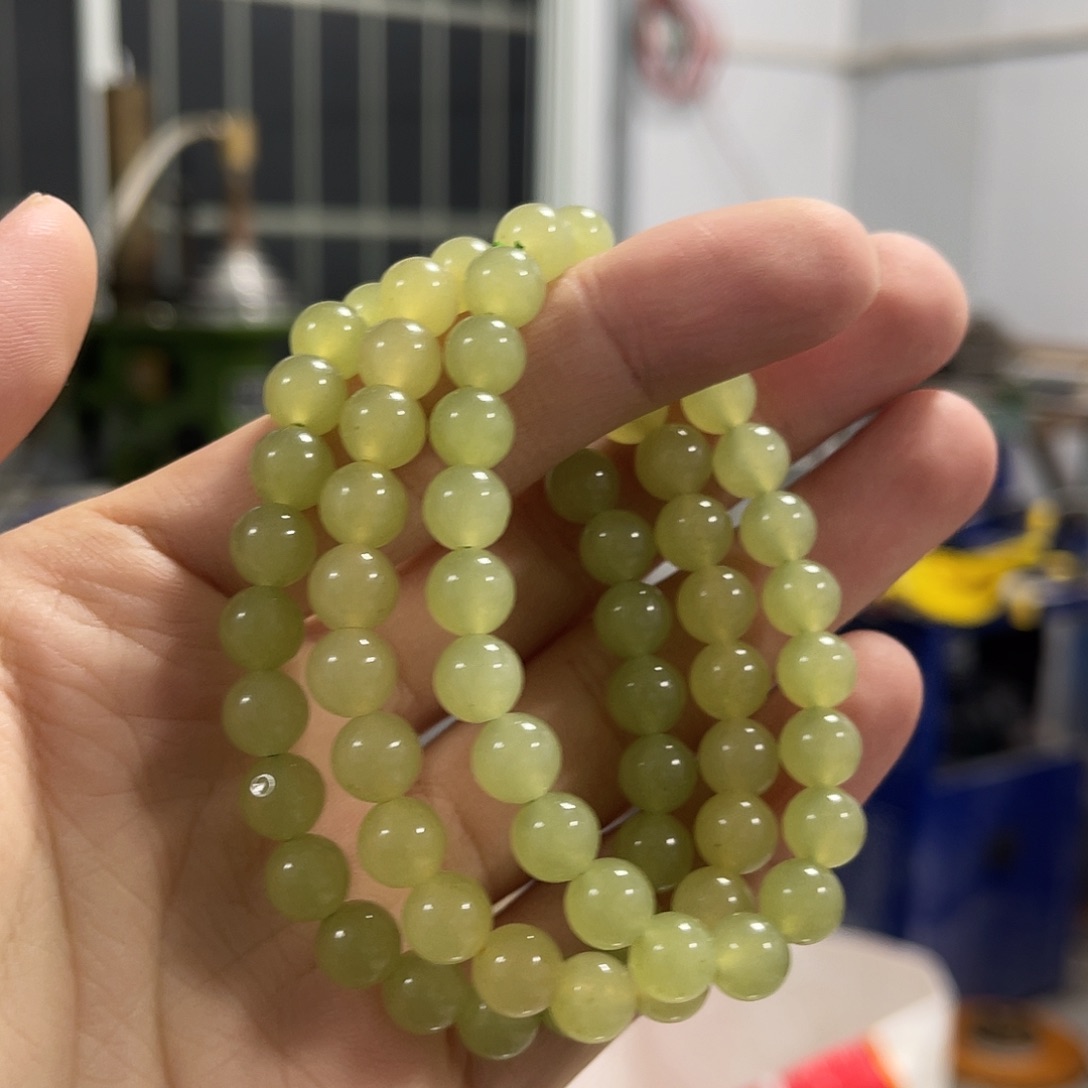 和田玉未镶嵌颈饰新疆和田玉若羌黄口青黄口8