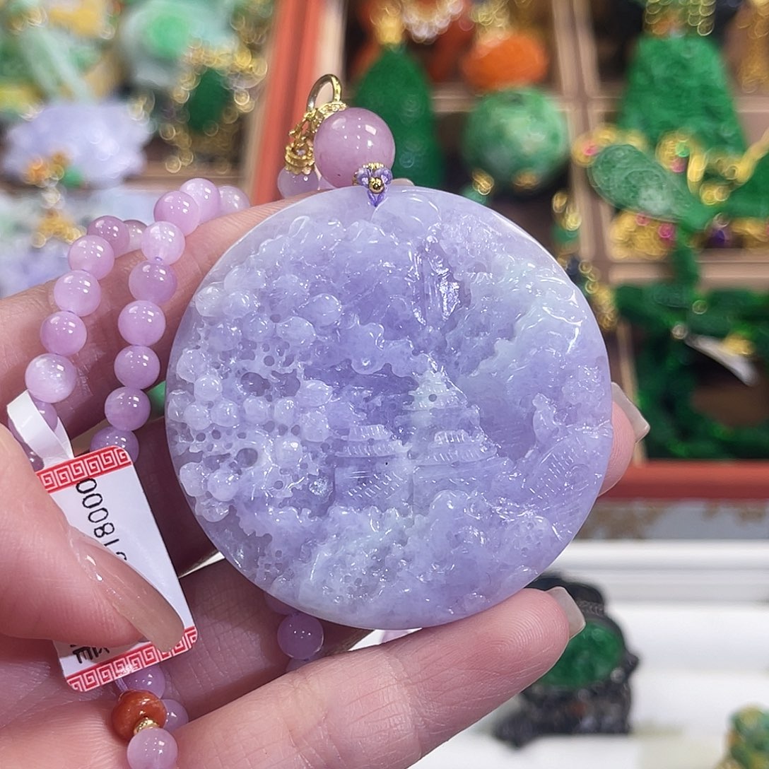 翡翠未镶嵌手链项链