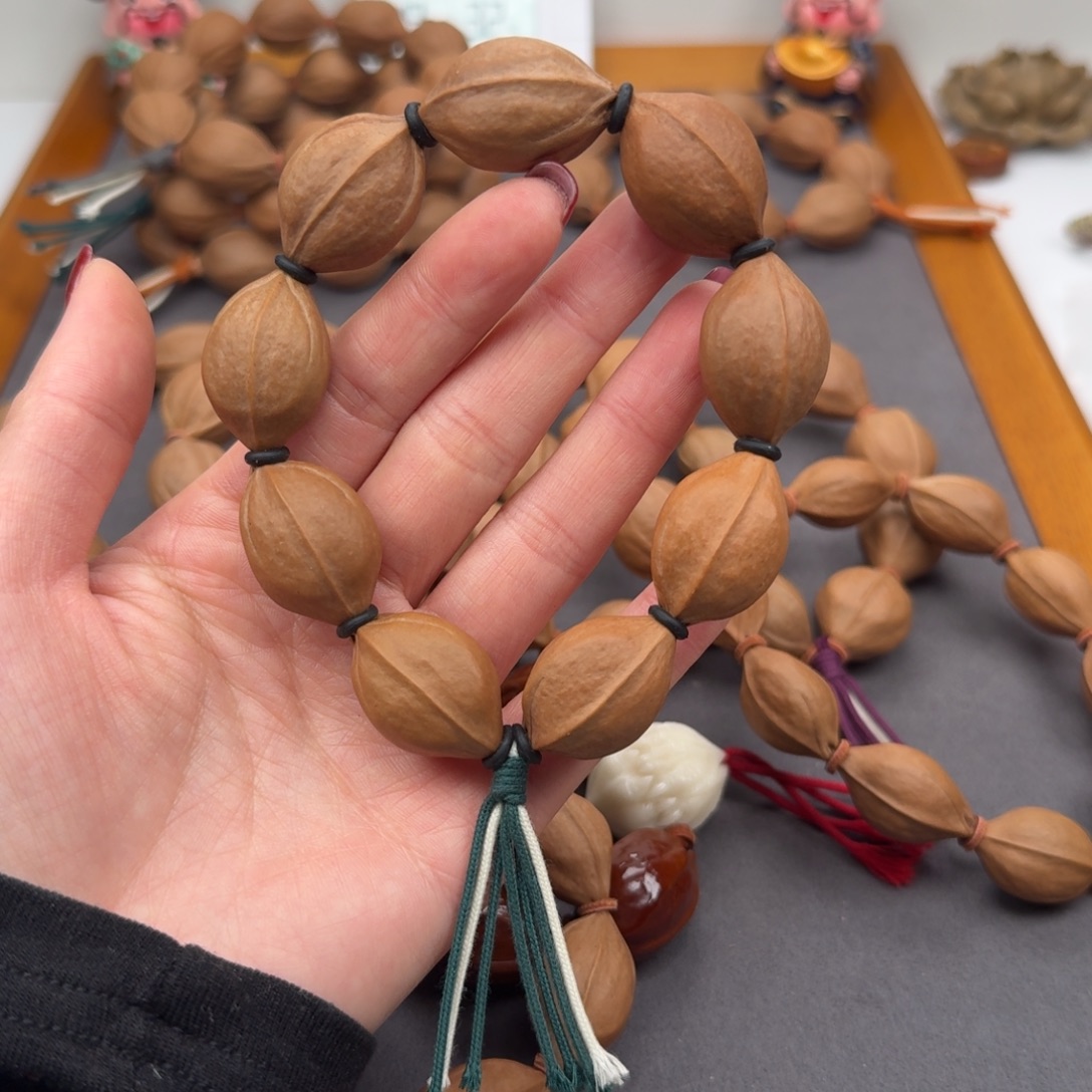 18*28精配款梅林铁核手串