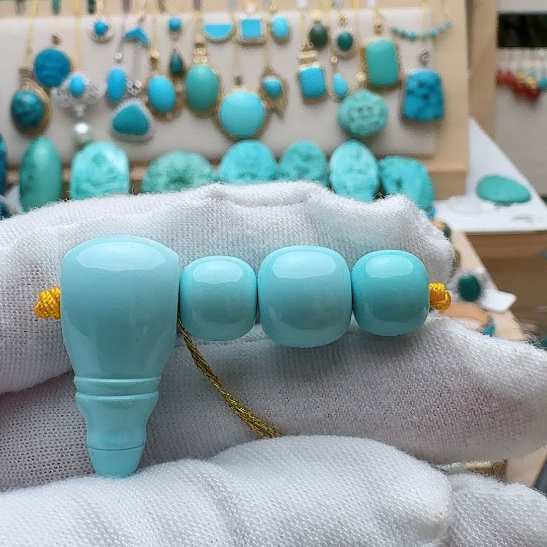 绿松石珠宝奇石未镶嵌