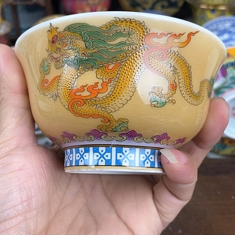 景德镇陶瓷藏式茶碗老*