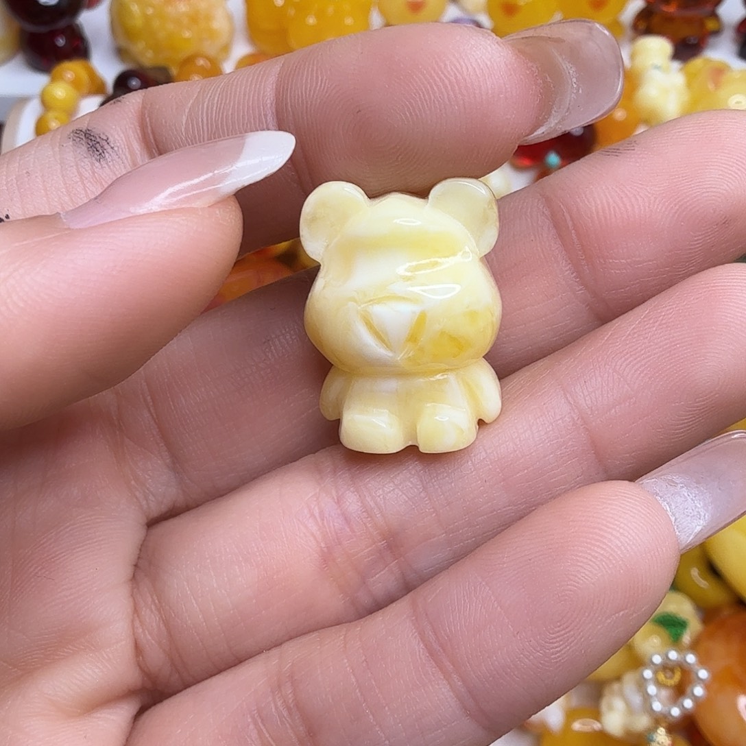 .***℃非金属白花小熊单颗