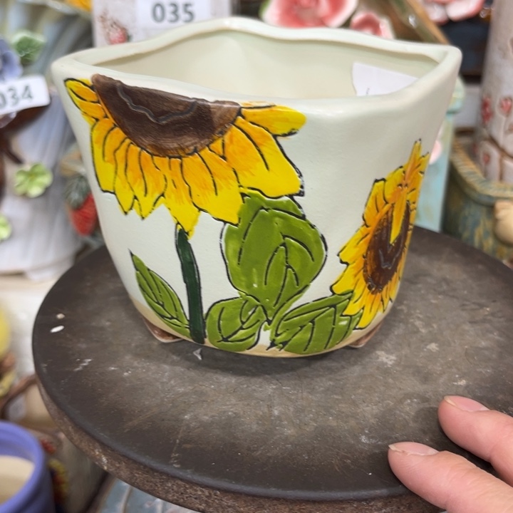 紫砂花盆粗陶材质多肉花盆