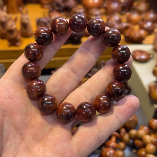 黄花梨/降香黄檀手串/手链黄花梨