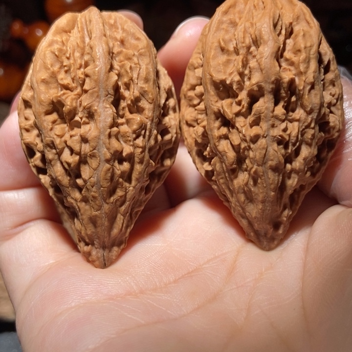 把件文玩核桃东北楸子小雪13