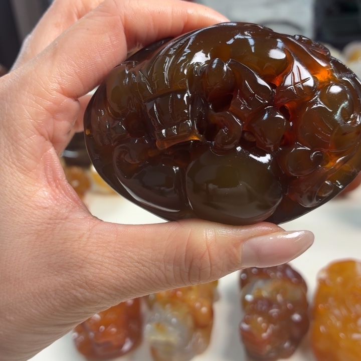 玛瑙/玉髓吊坠(不含链)未镶嵌