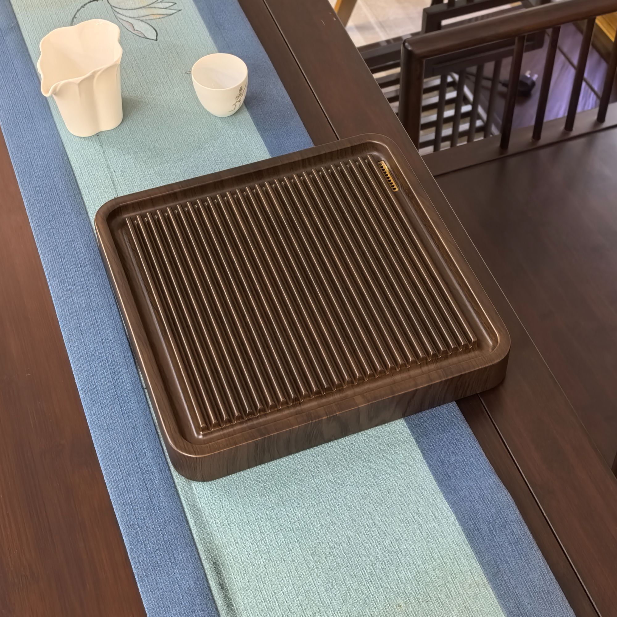 新款干泡简约家用轻便茶台小型沥水托盘办公轻奢高档功夫茶具茶盘