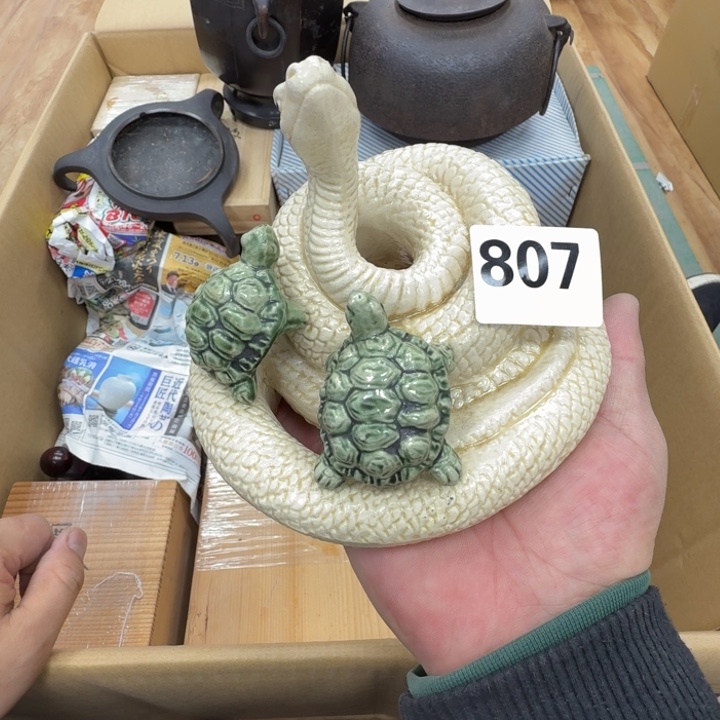 瓷片大*车工艺品摆件瓷器摆件正能量