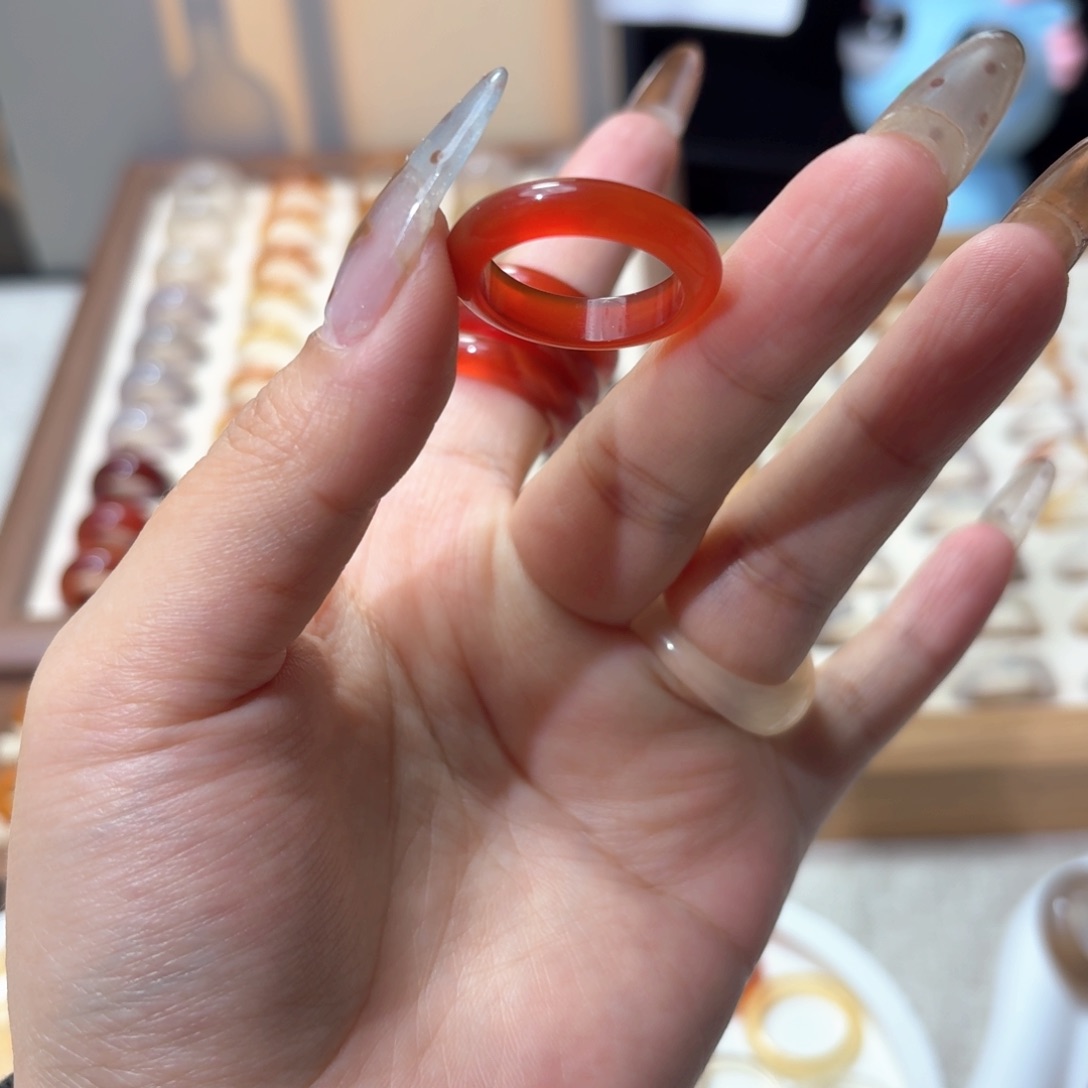 未镶嵌戒指玛瑙/玉髓464港19.5