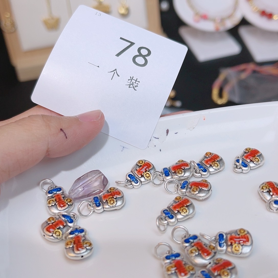 紫晶珠宝半成品银S925镶嵌78